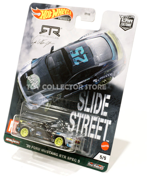 Hot Wheels Slide Street '20 Ford Mustang RTR Spec 5 Diecast Car
